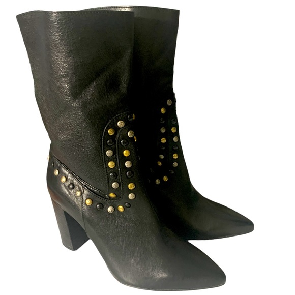 Vero Cuoio Shoes - Vero Cuoio Leather Boots Studded EU 38.5US Sz 8